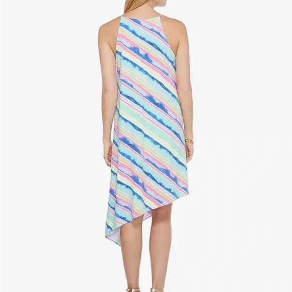 👗Host Pick👗 Lilly Pulitzer Magnolia Asymmetrical Midi Ceviche Dress - Picture 5 of 9